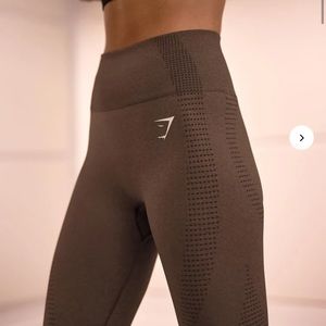 Brown Gymshark Vital Seamless 2.0 Leggings